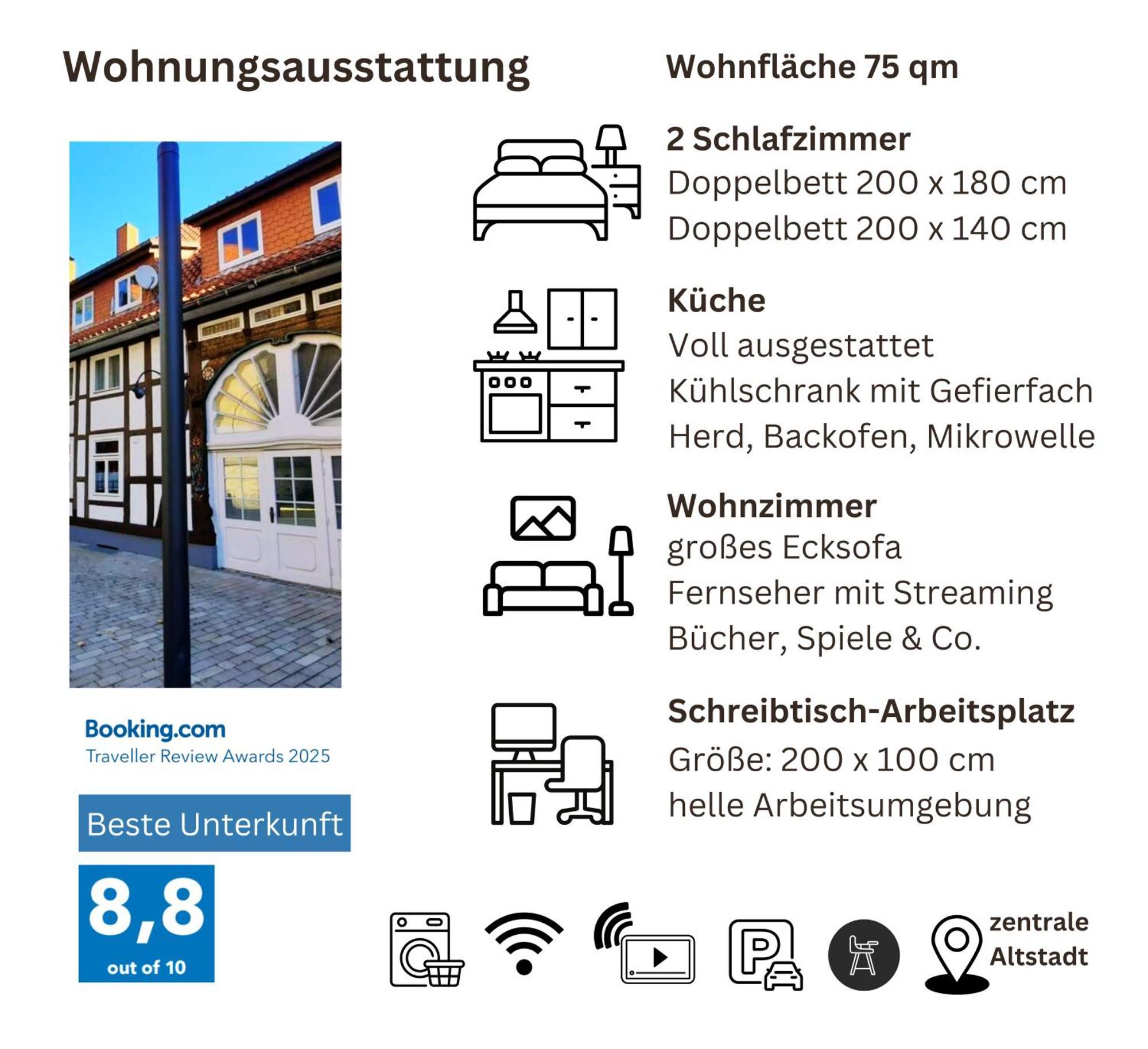 'Bright 1' Innenstadtlage, Ruhige, Schoene, Helle 3Zkb Wlan Herford Buitenkant foto